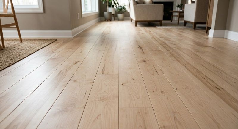 Birch Floor Installation in Bethany Beach, DE