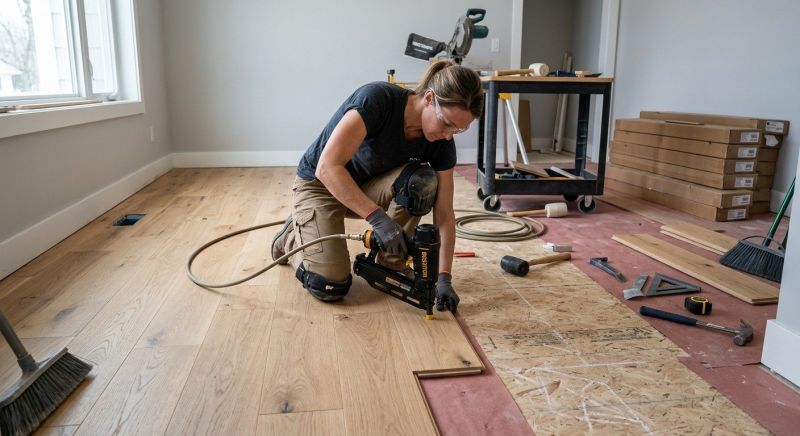 Hardwood Floor Installation in Millsboro, DE