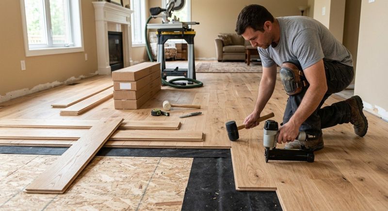 Hardwood Floor Installation in Ocean City, MD