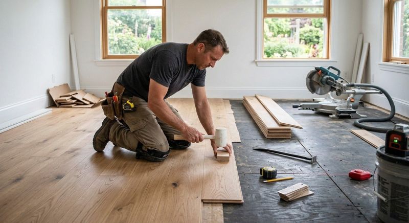 Hardwood Floor Installation in Ocean City, MD