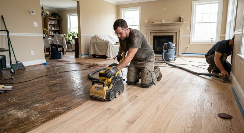 Hardwood Floor Renovation in Bethany Beach, DE