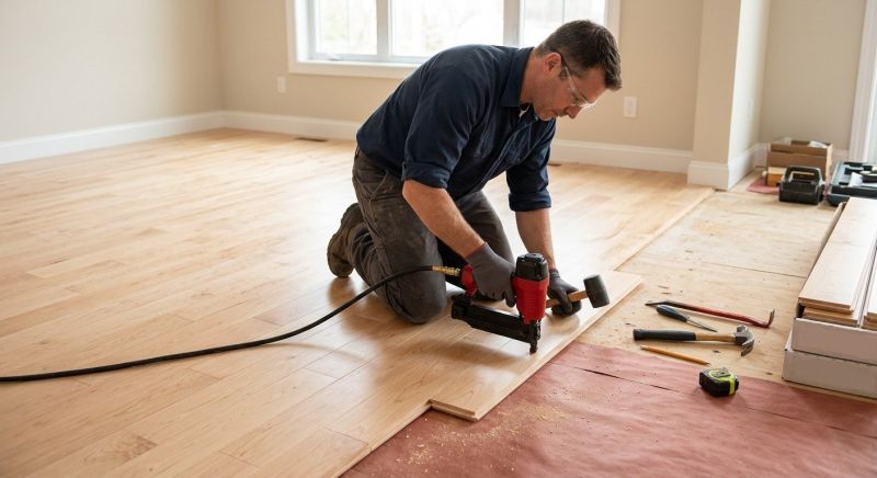 Maple Flooring Installation in Lewes, DE