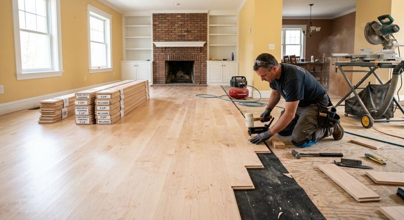 Maple Flooring Installation in Ocean City, MD