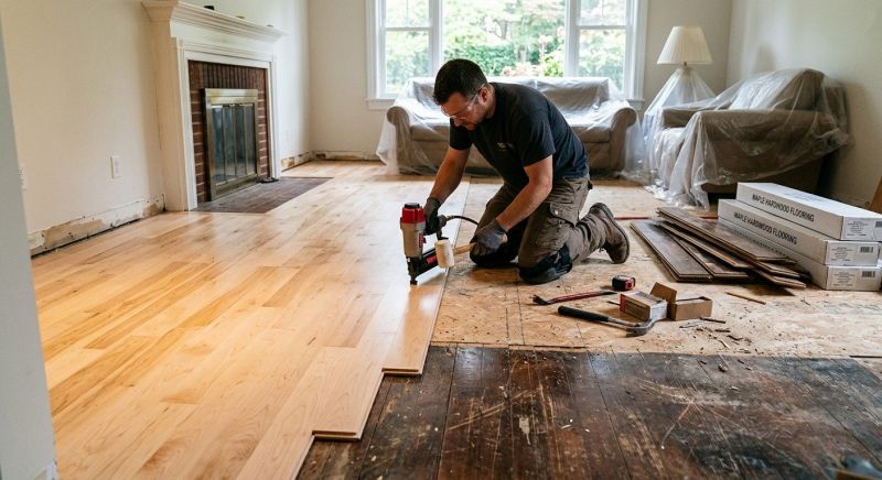 Maple Flooring Installation in Ocean View, DE