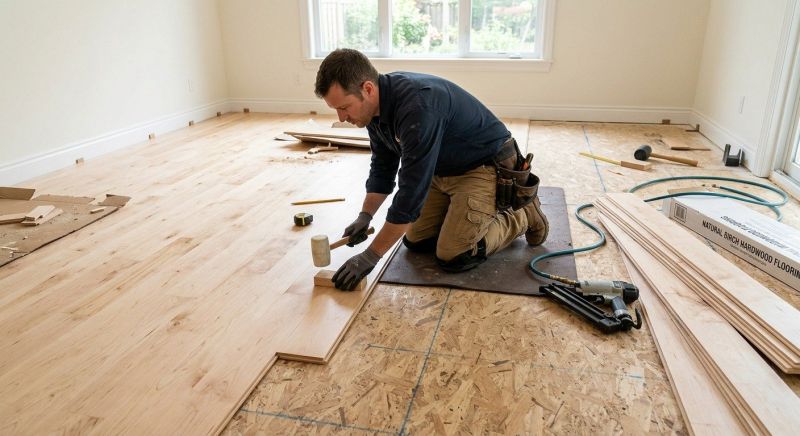 Maple Flooring Installation in Ocean View, DE