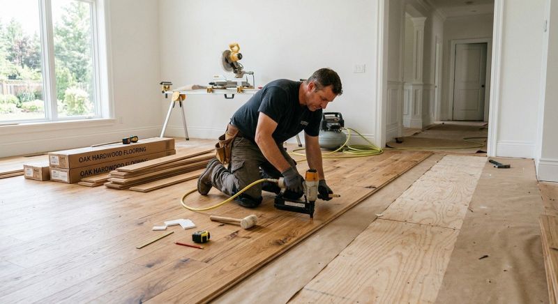 Oak Floor Installation in Dagsboro, DE