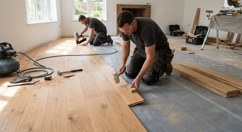 Oak Floor Installation in Fenwick Island, DE