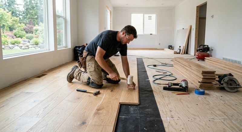 Oak Floor Installation in Frankford, DE
