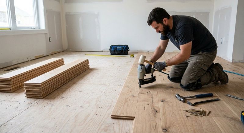 Oak Floor Installation in Frankford, DE