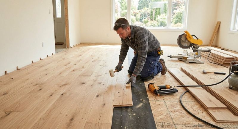 Oak Floor Installation in Harbeson, DE