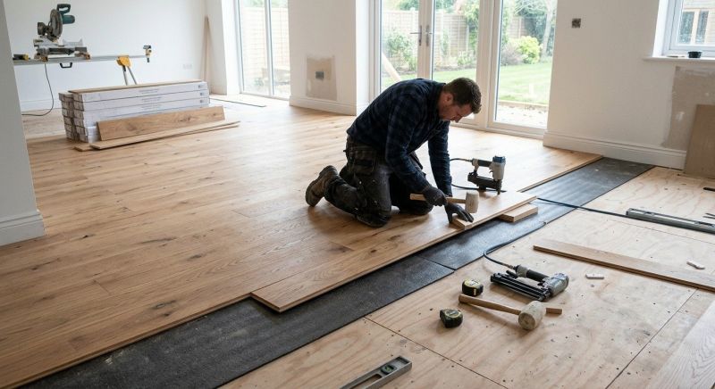 Oak Floor Installation in Lewes, DE