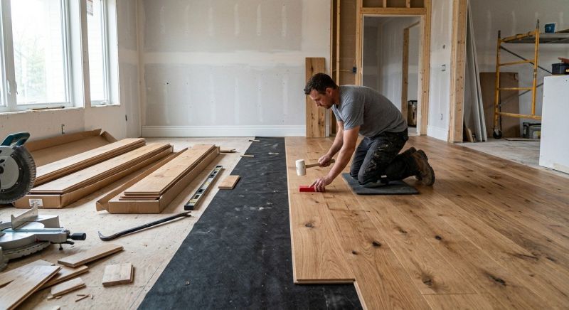 Plank Floor Installation in Bethany Beach, DE