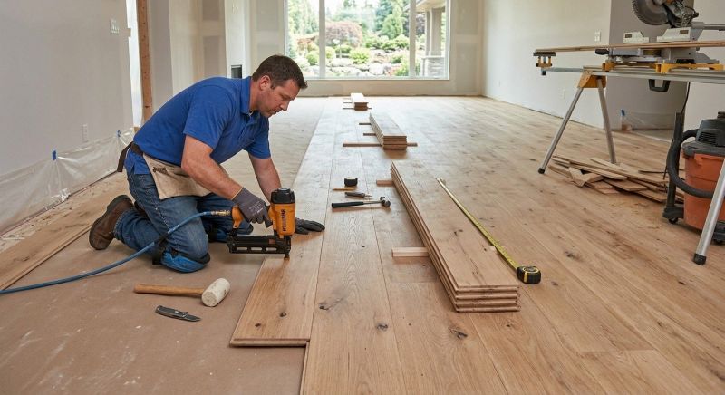 Walnut Flooring Installation in Bethany Beach, DE